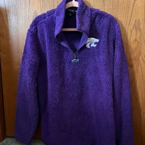 Kansas State fuzzy sweatshirt